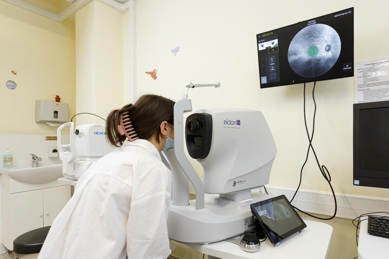 Angiografia cu fluoresceină (AFG)